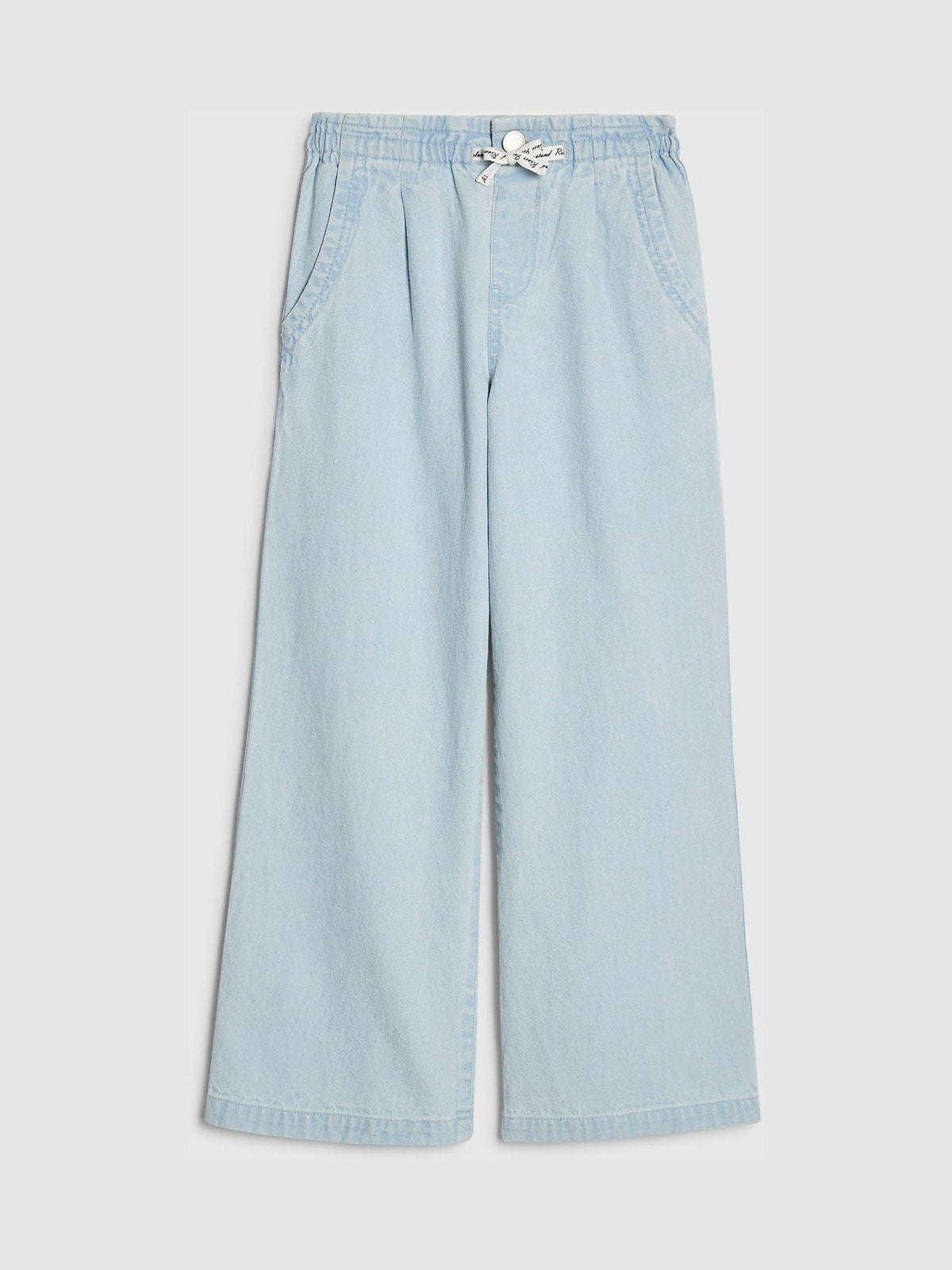 Dsiney Kidz - River Island Light Blue Pull On Wide Leg Jeans image 1