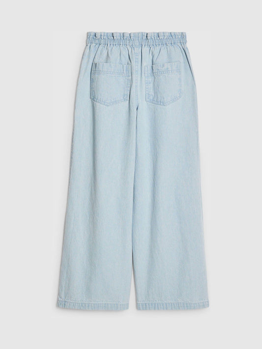 Dsiney Kidz - River Island Light Blue Pull On Wide Leg Jeans image 2