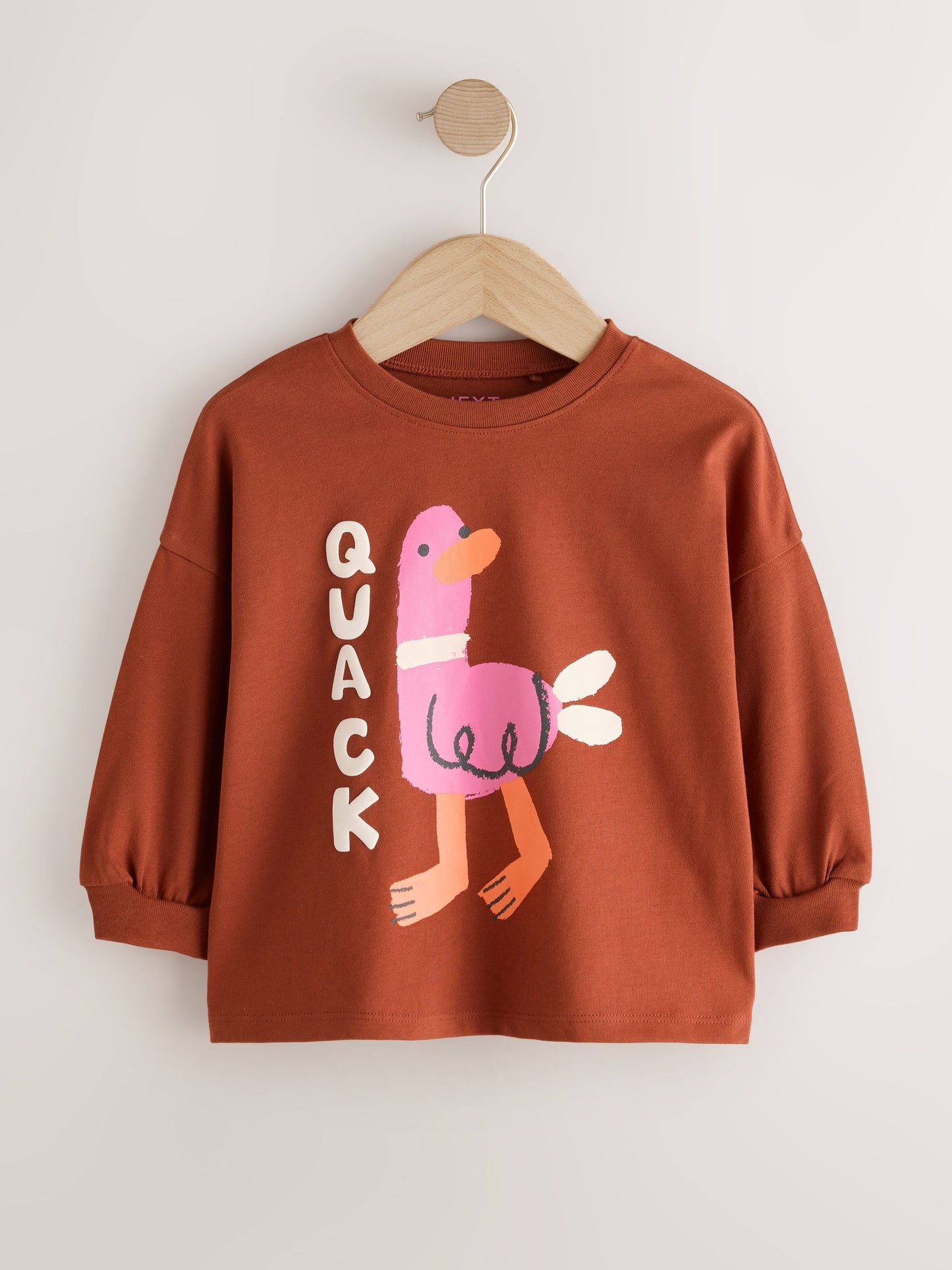 Dsiney Kidz - Green Duck Character Long Sleeve T Shirts 4 Pack (3mths-7yrs) image 3