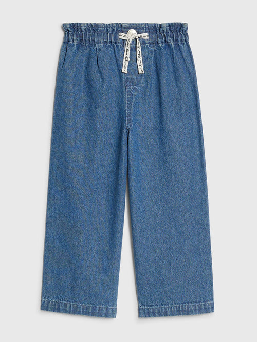 Dsiney Kidz - River Island Blue Pull On Wide Leg Jeans image 1