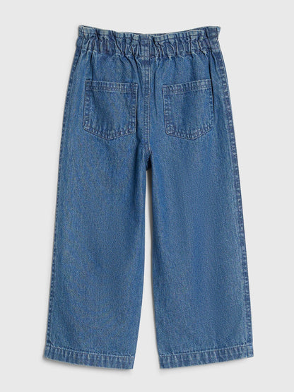 Dsiney Kidz - River Island Blue Pull On Wide Leg Jeans image 2