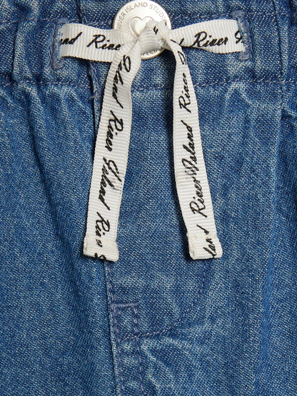 Dsiney Kidz - River Island Blue Pull On Wide Leg Jeans image 3