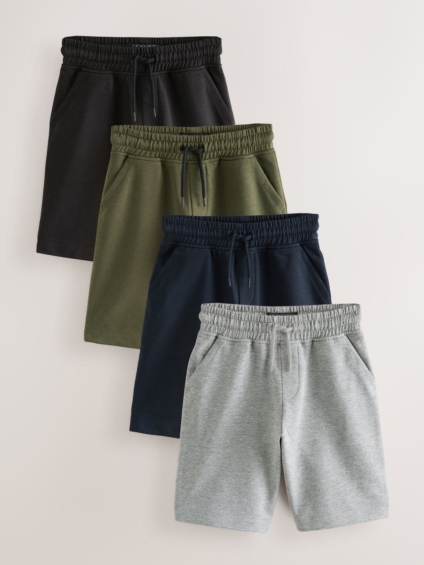 Dsiney Kidz - Black/Navy Blue Loose Fit Basic Shorts (3-16yrs) image 1