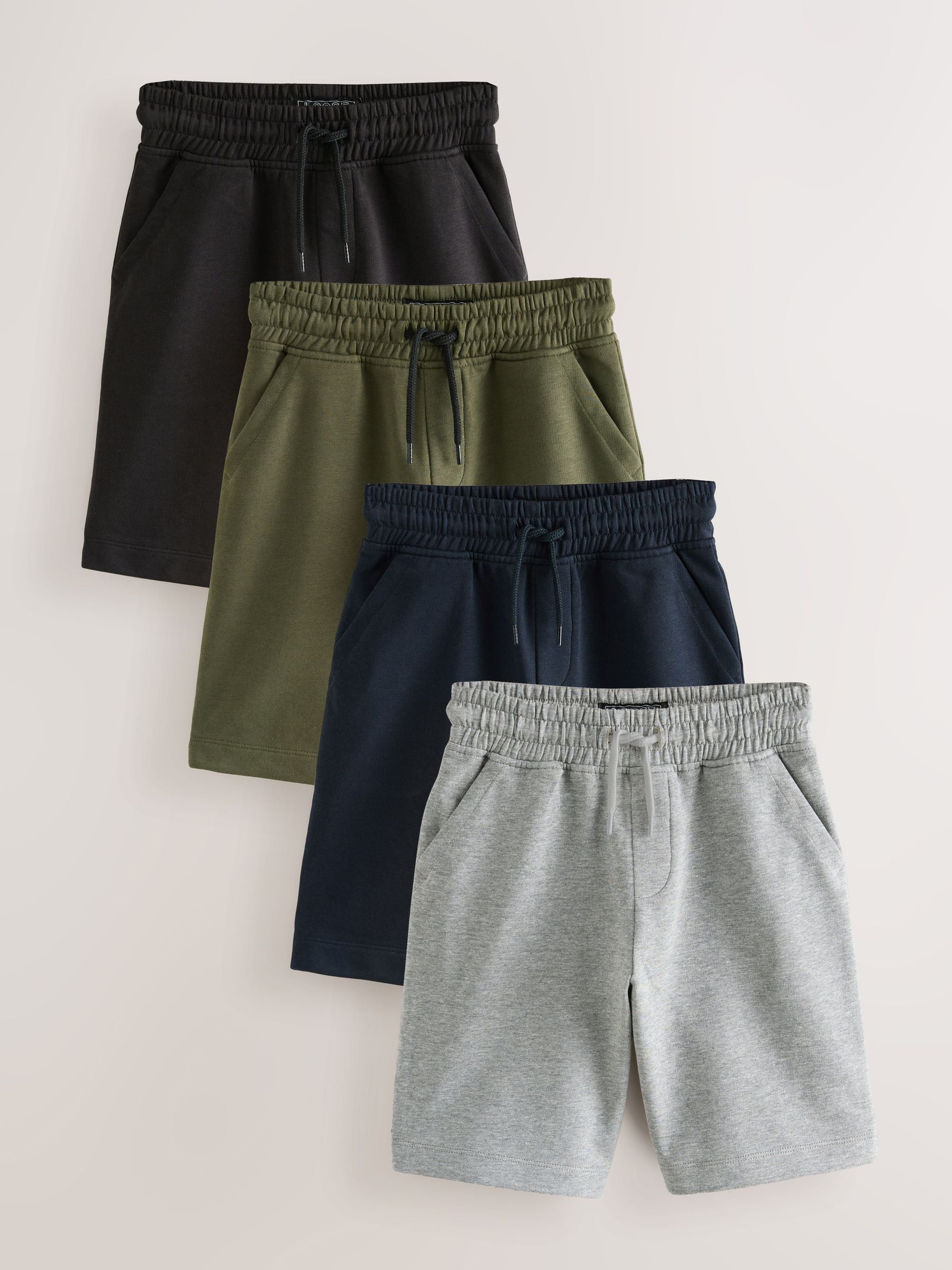 Dsiney Kidz - Black/Navy Blue Loose Fit Basic Shorts (3-16yrs) image 1