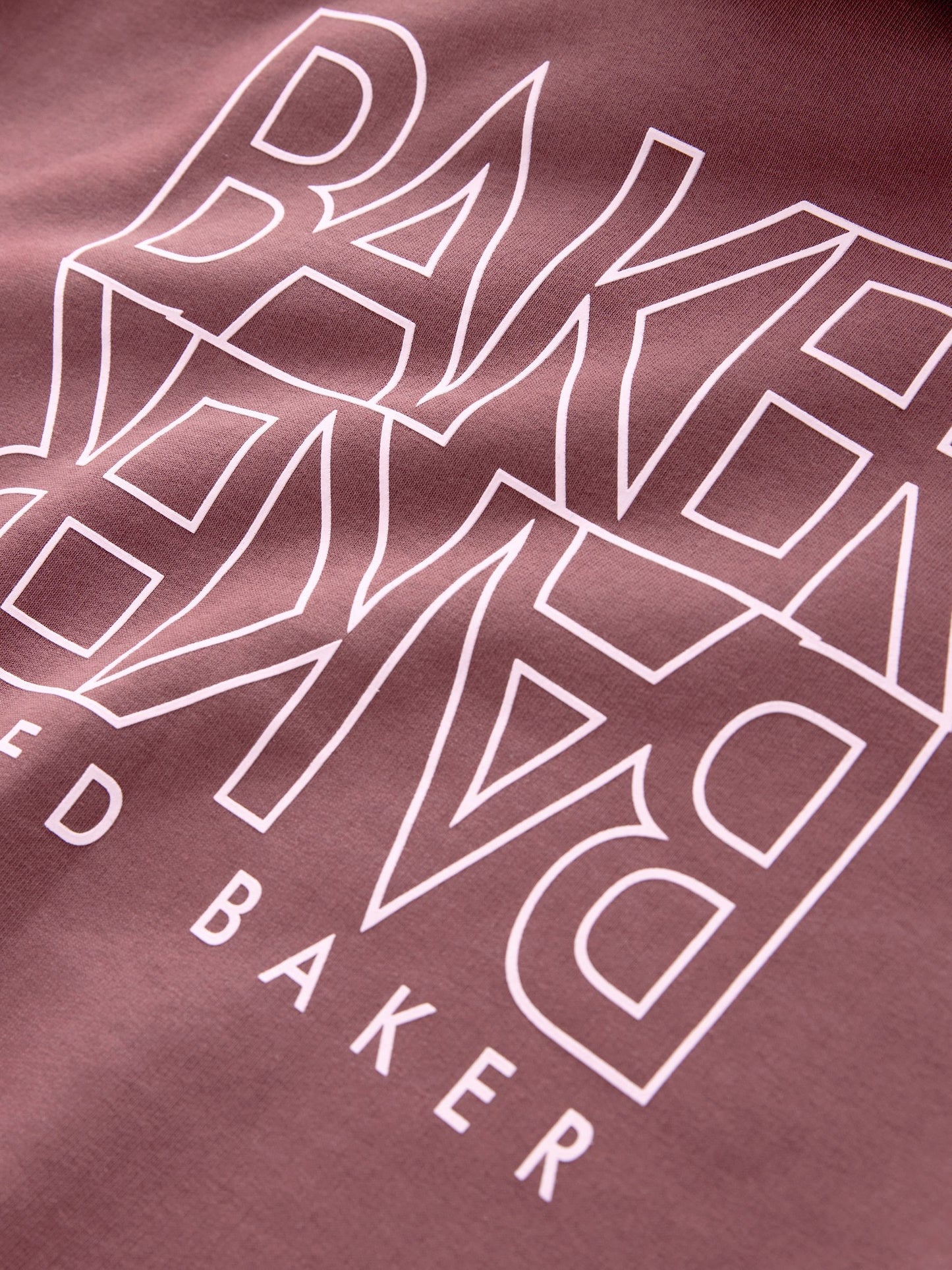 Baker by Ted Baker Oversized Graphic Hoodie image 10