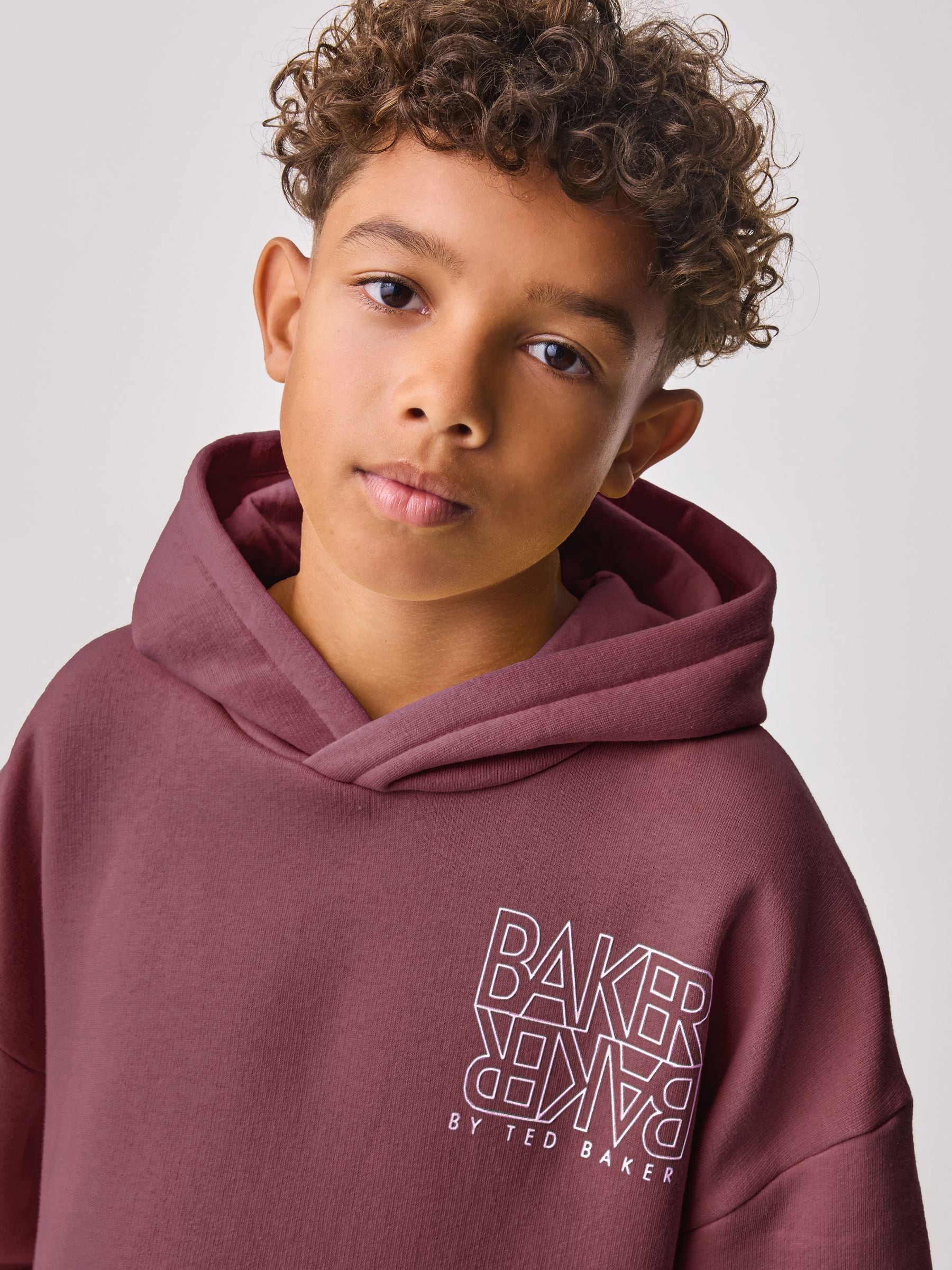 Baker by Ted Baker Oversized Graphic Hoodie image 4