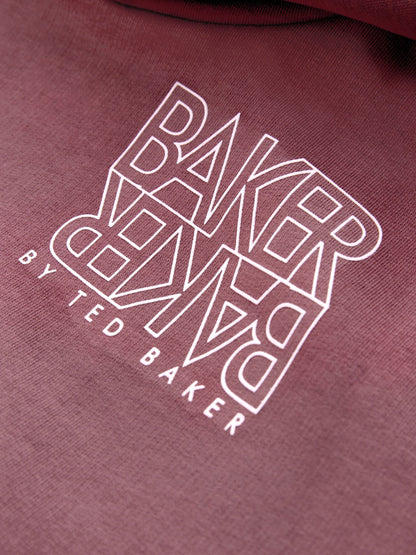 Baker by Ted Baker Oversized Graphic Hoodie image 7