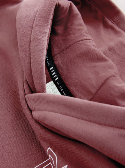 Baker by Ted Baker Oversized Graphic Hoodie image 8