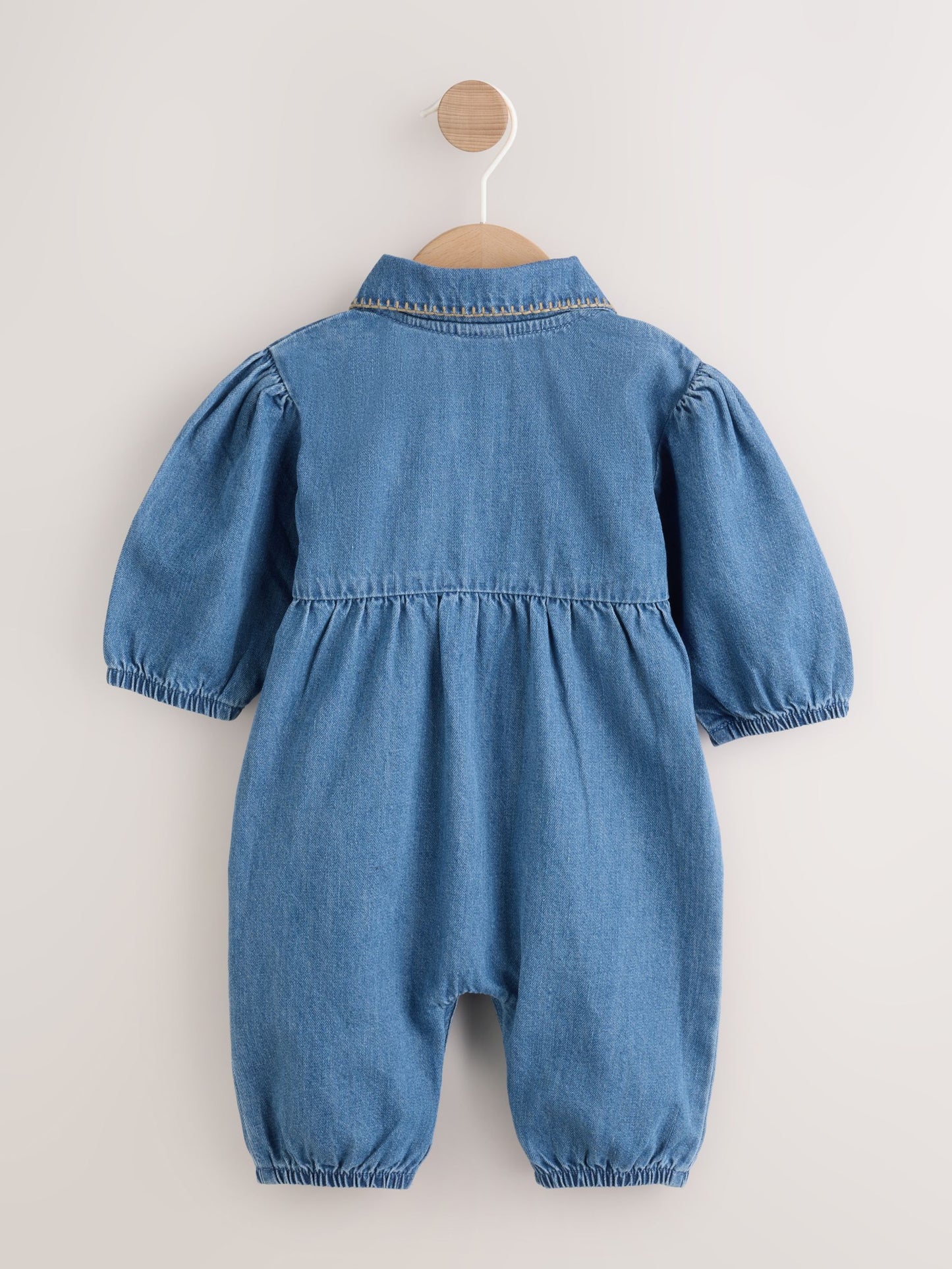 Denim Blue Baby Romper (0mths-2yrs) image 5