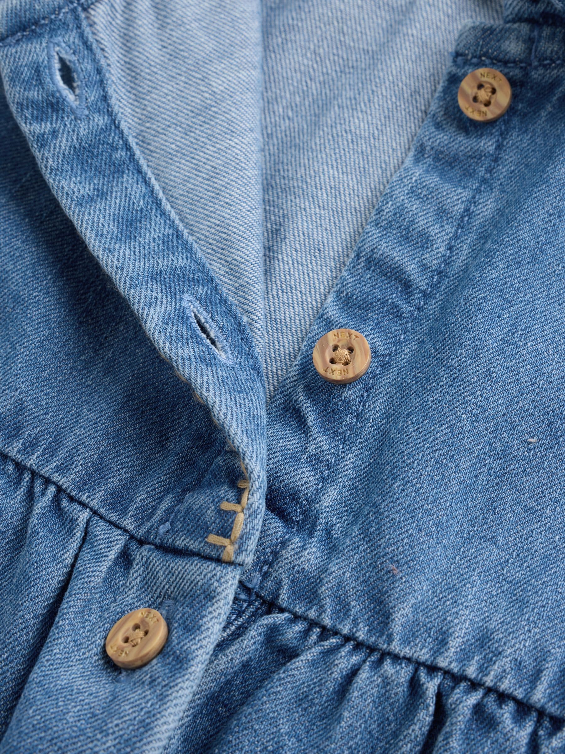 Denim Blue Baby Romper (0mths-2yrs) image 7
