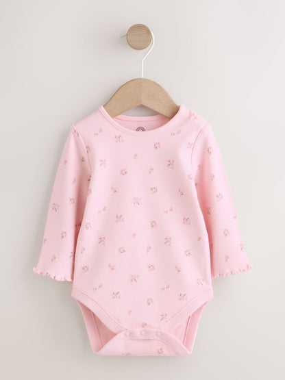 Pink Cord Dungaree and Bodysuit Baby Set 2 Piece (0mths-2yrs) image 2