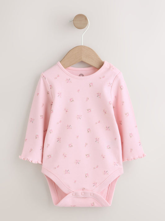 Pink Cord Dungaree and Bodysuit Baby Set 2 Piece (0mths-2yrs) image 2