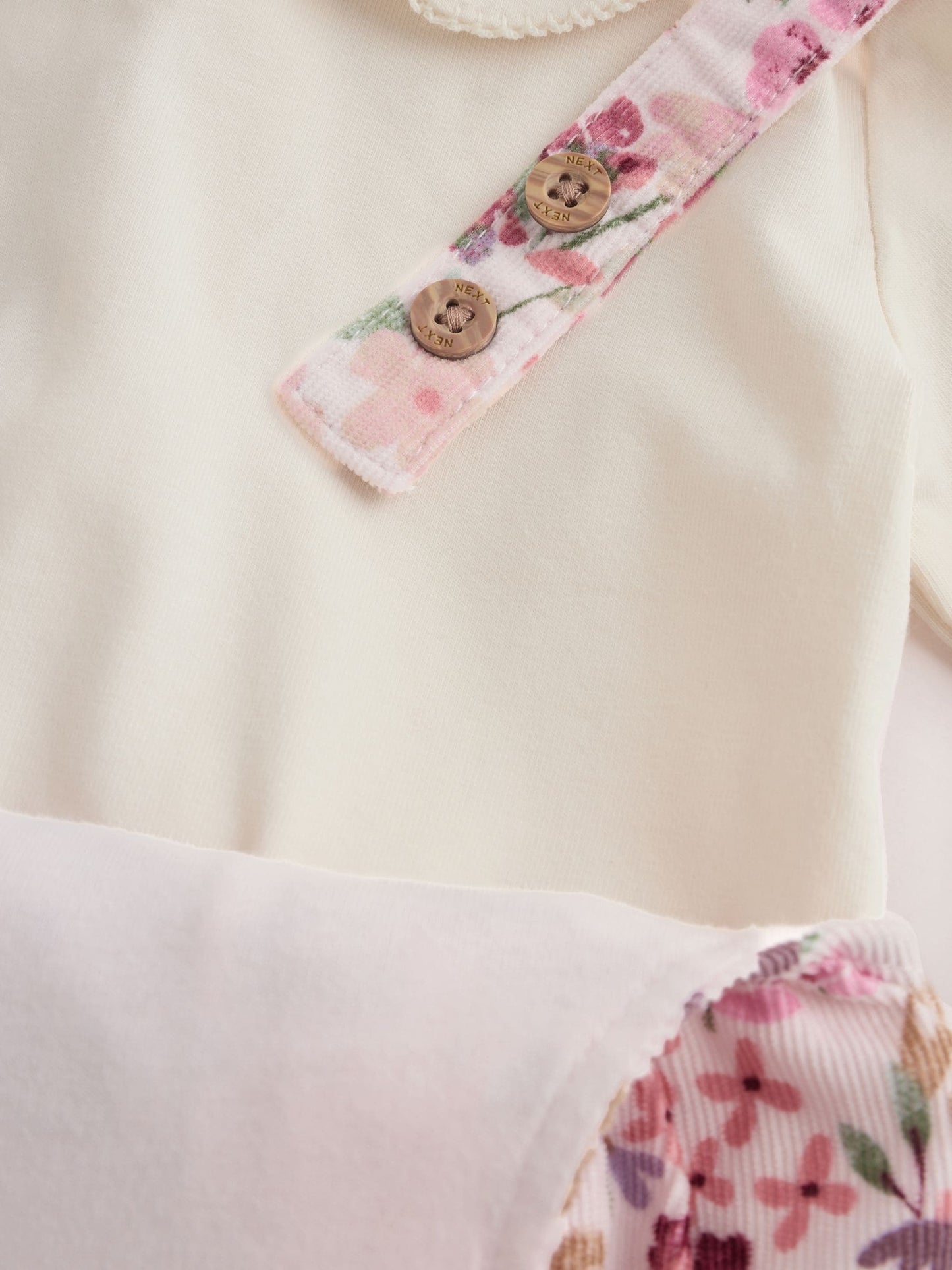 Pink Bunny Cord Baby Dungaree 2 Piece Set (0mths-2yrs) image 6