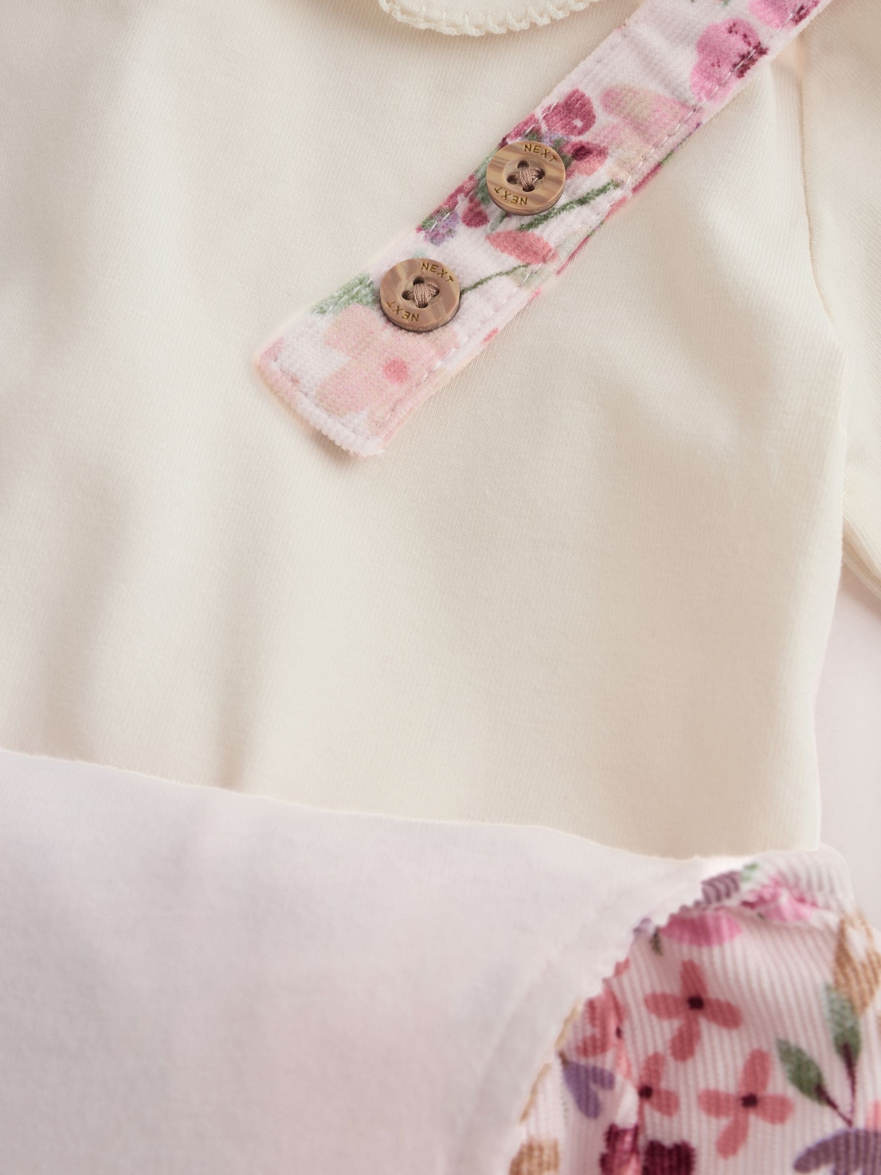 Pink Bunny Cord Baby Dungaree 2 Piece Set (0mths-2yrs) image 6