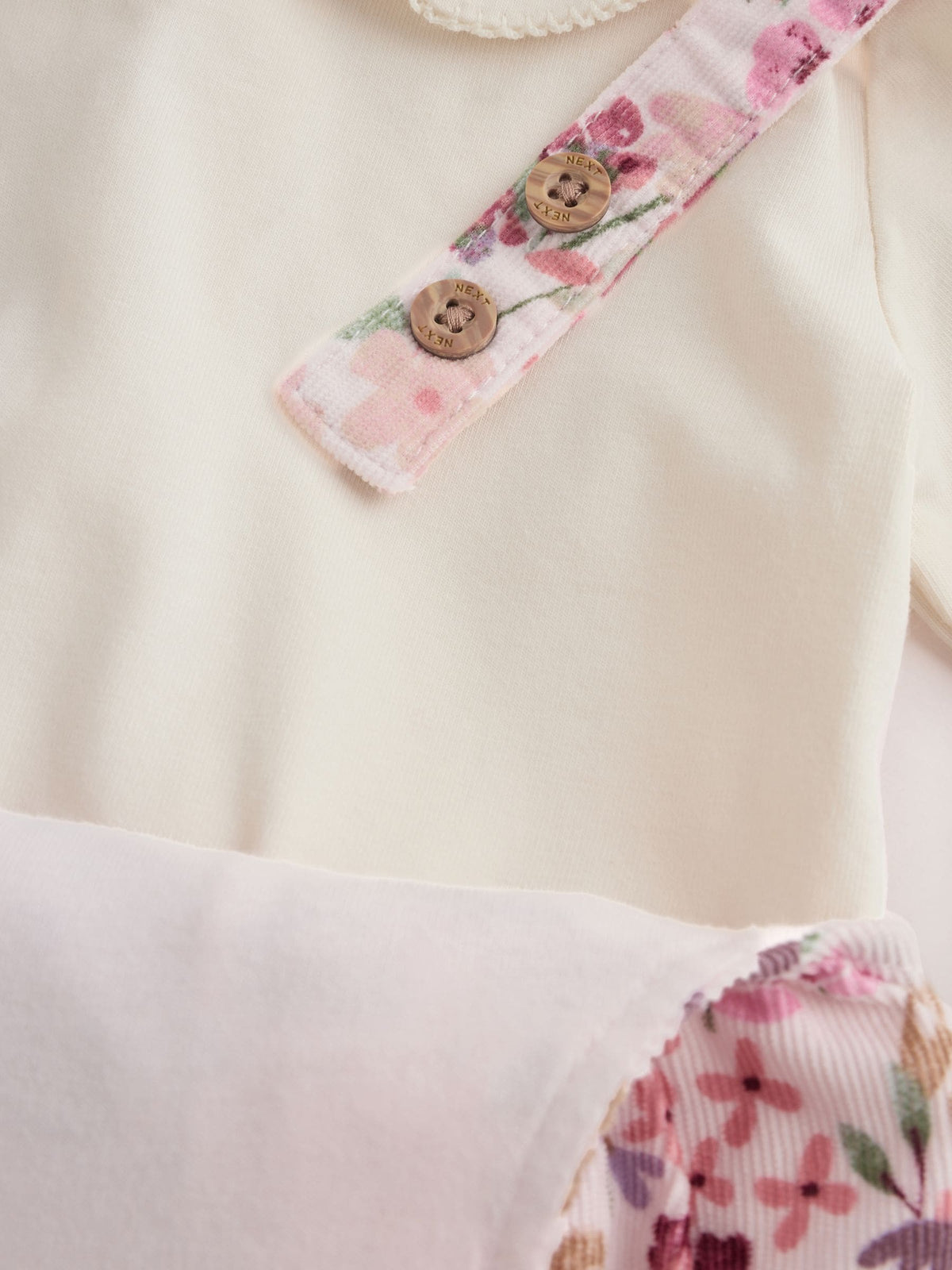 Pink Bunny Cord Baby Dungaree 2 Piece Set (0mths-2yrs) image 6