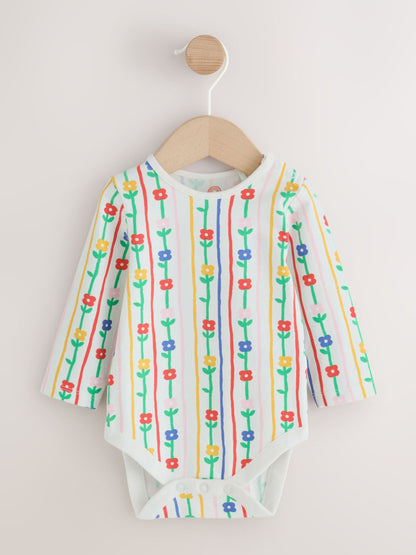Blue Cord Embroidered Dungaree and Bodysuit Baby 2 Piece Set (0mths-2yrs) - image 3