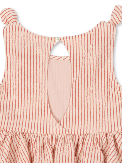 Konges Sløjd Pink Ellie Cherry Embroidered Tiered Dress image 3