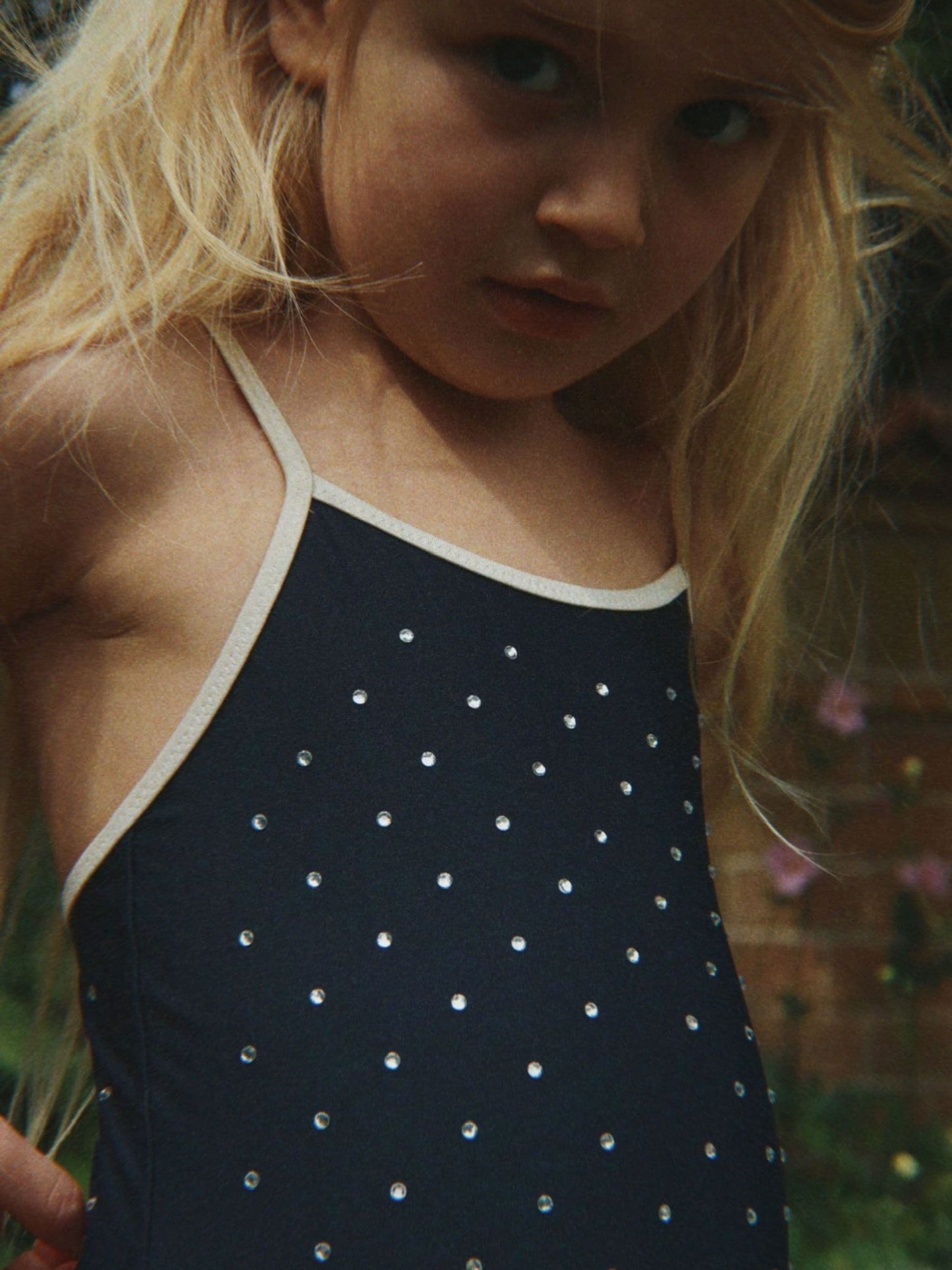 Konges Sløjd Blue Misty Diamonte Swimsuit image 3