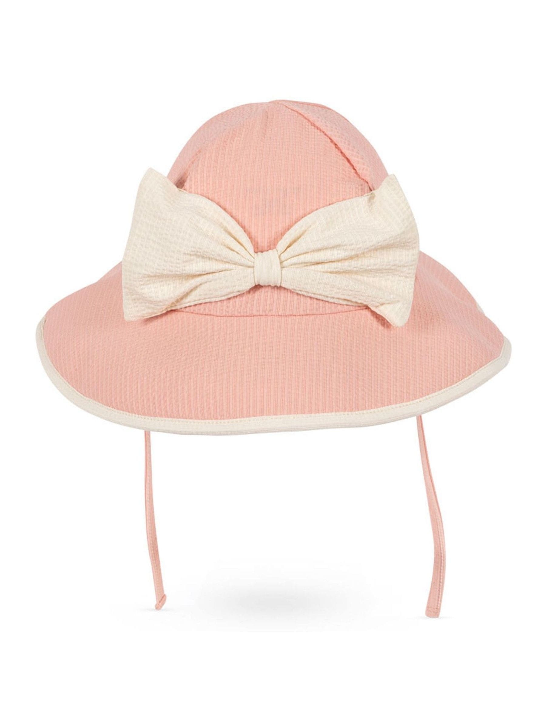 Konges Sløjd Pink Bowie Swim Hat With Bow Detail image 3