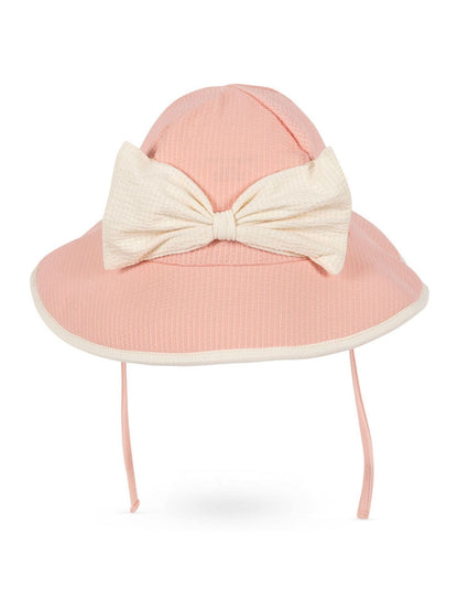 Konges Sløjd Pink Bowie Swim Hat With Bow Detail image 3
