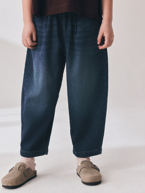 Dsiney Kidz - Dark Wash Jersey Denim Baggy Loose Fit Jeans (3-16yrs) image 1