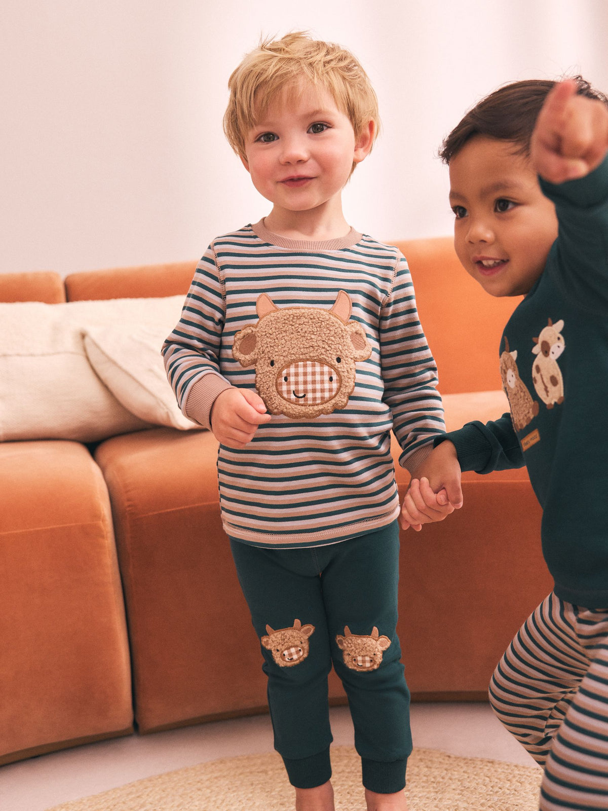 Dsiney Kidz - Brown Hamish Snuggle Pyjamas 3 Pack (9mths-10yrs) image 3