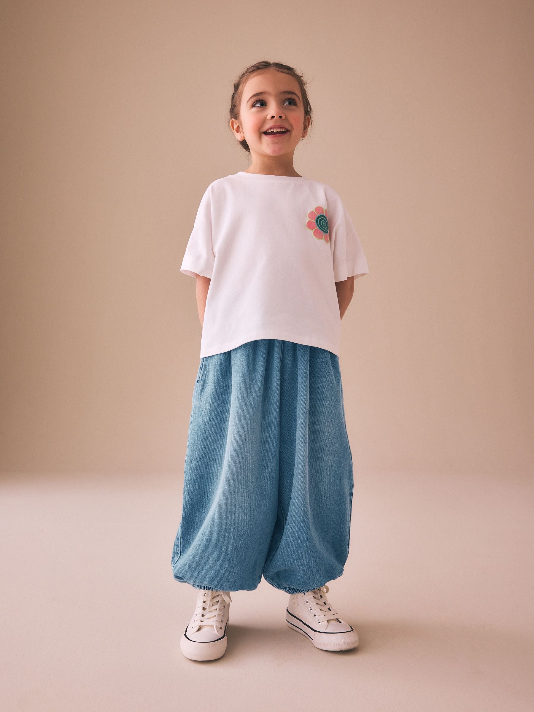 Dsiney Kidz - Mid Blue Cuffed Jeans (3-16yrs) image 1