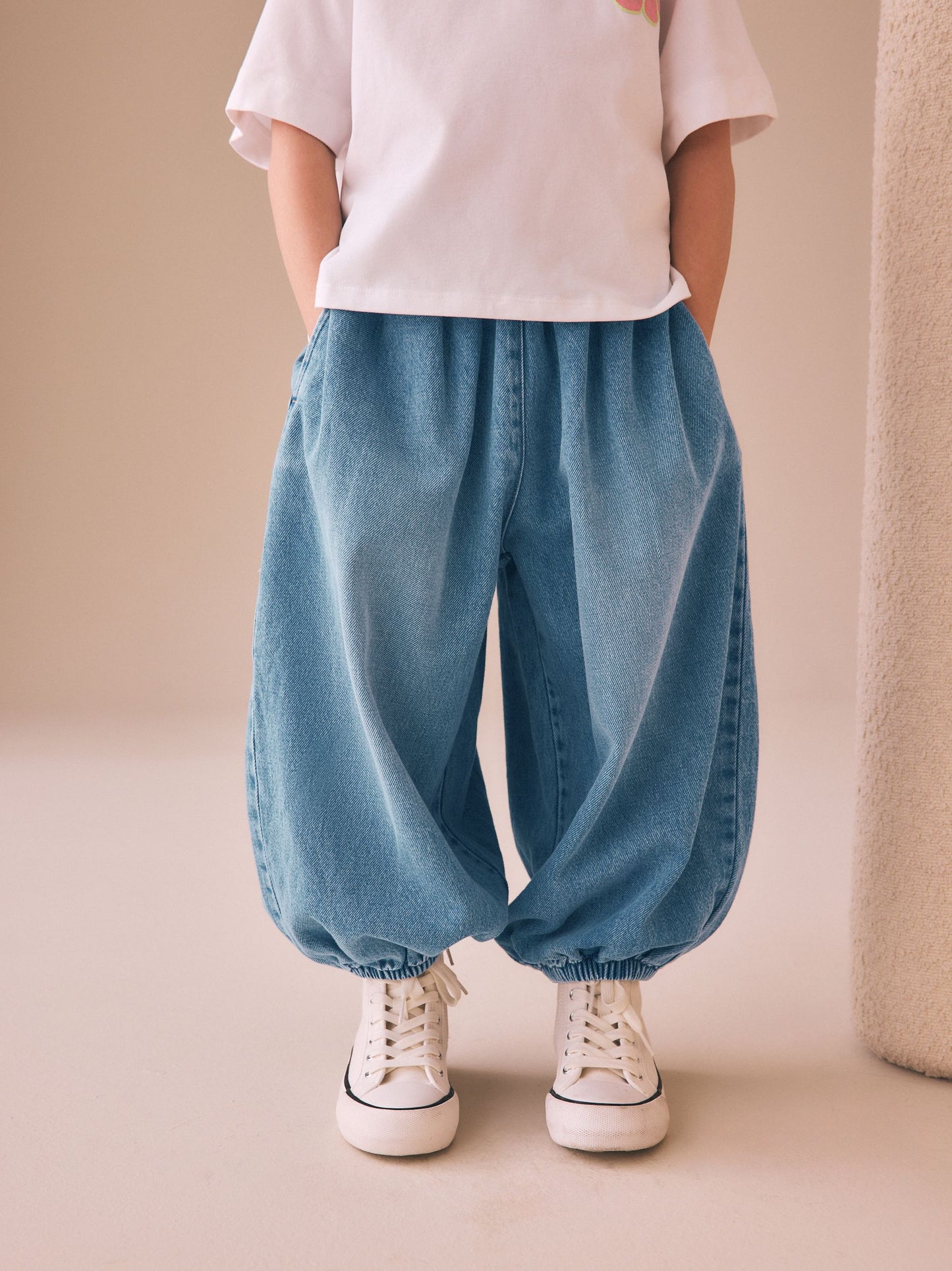 Dsiney Kidz - Mid Blue Cuffed Jeans (3-16yrs) image 2