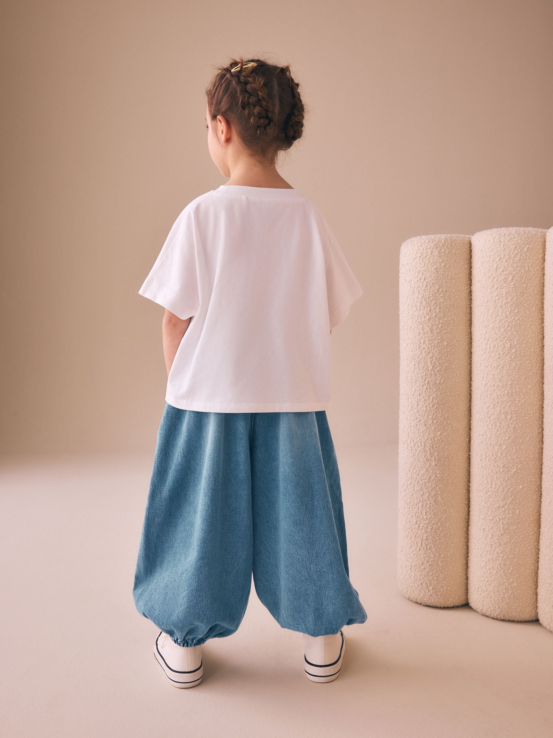 Dsiney Kidz - Mid Blue Cuffed Jeans (3-16yrs) image 3