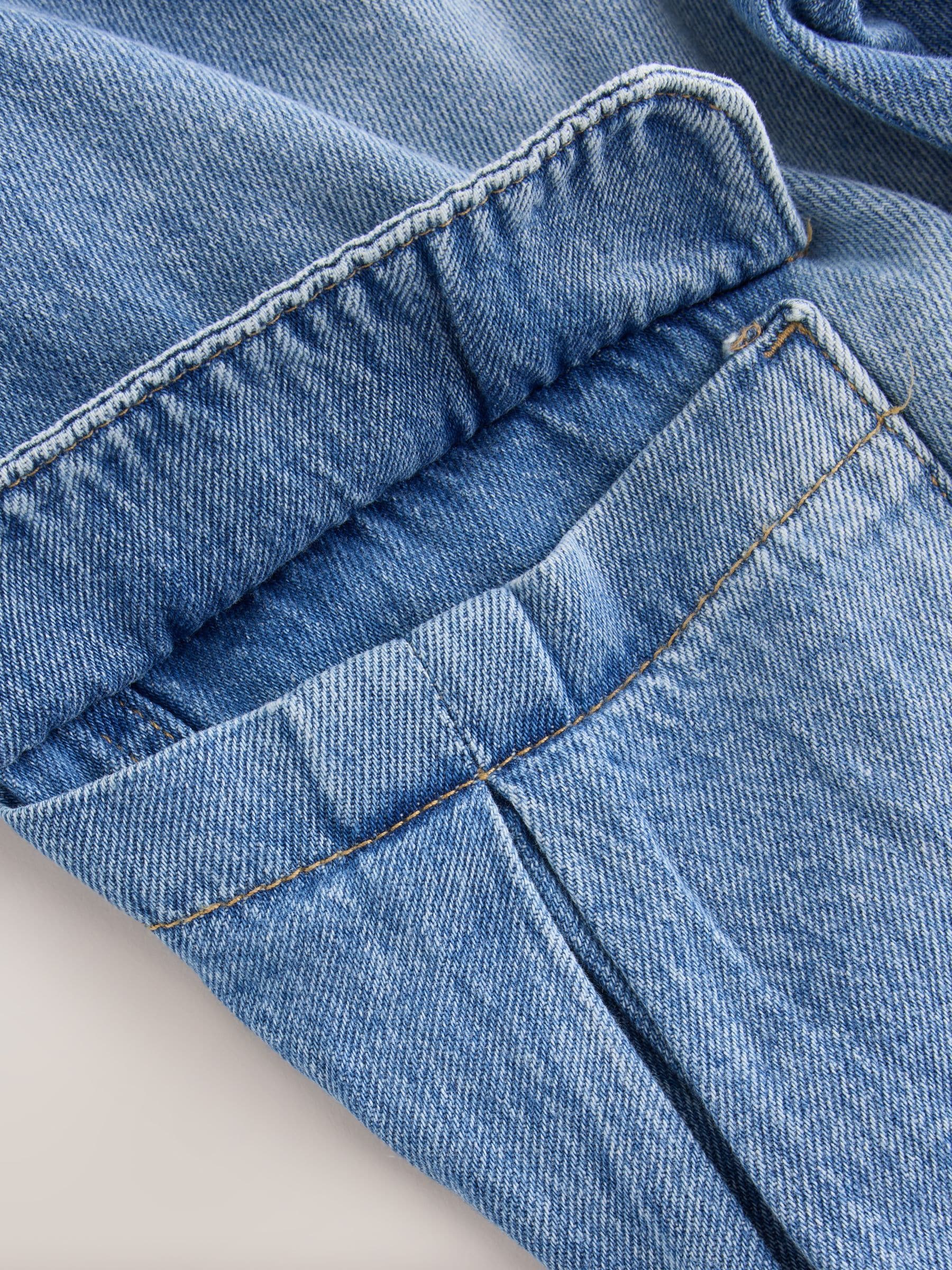 Dsiney Kidz - Mid Blue Denim Cargo Barrel Jeans (3-16yrs) image 8