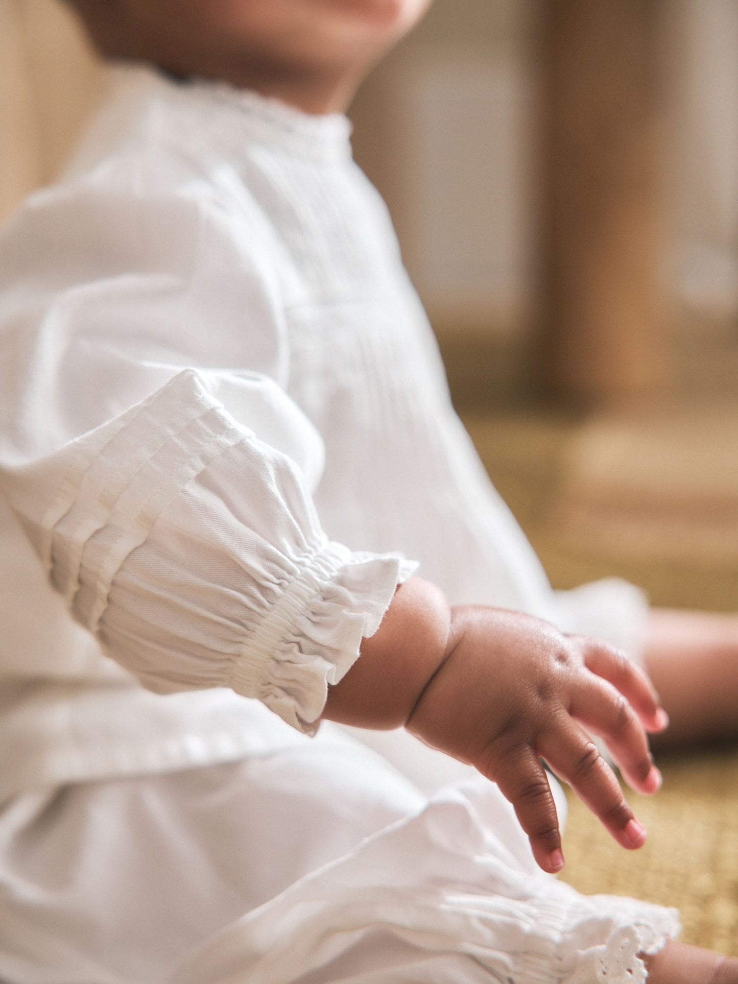 Dsiney Kidz - White Woven Lace Top and Trousers Baby 2 Piece Set (0mths-2yrs) image 4