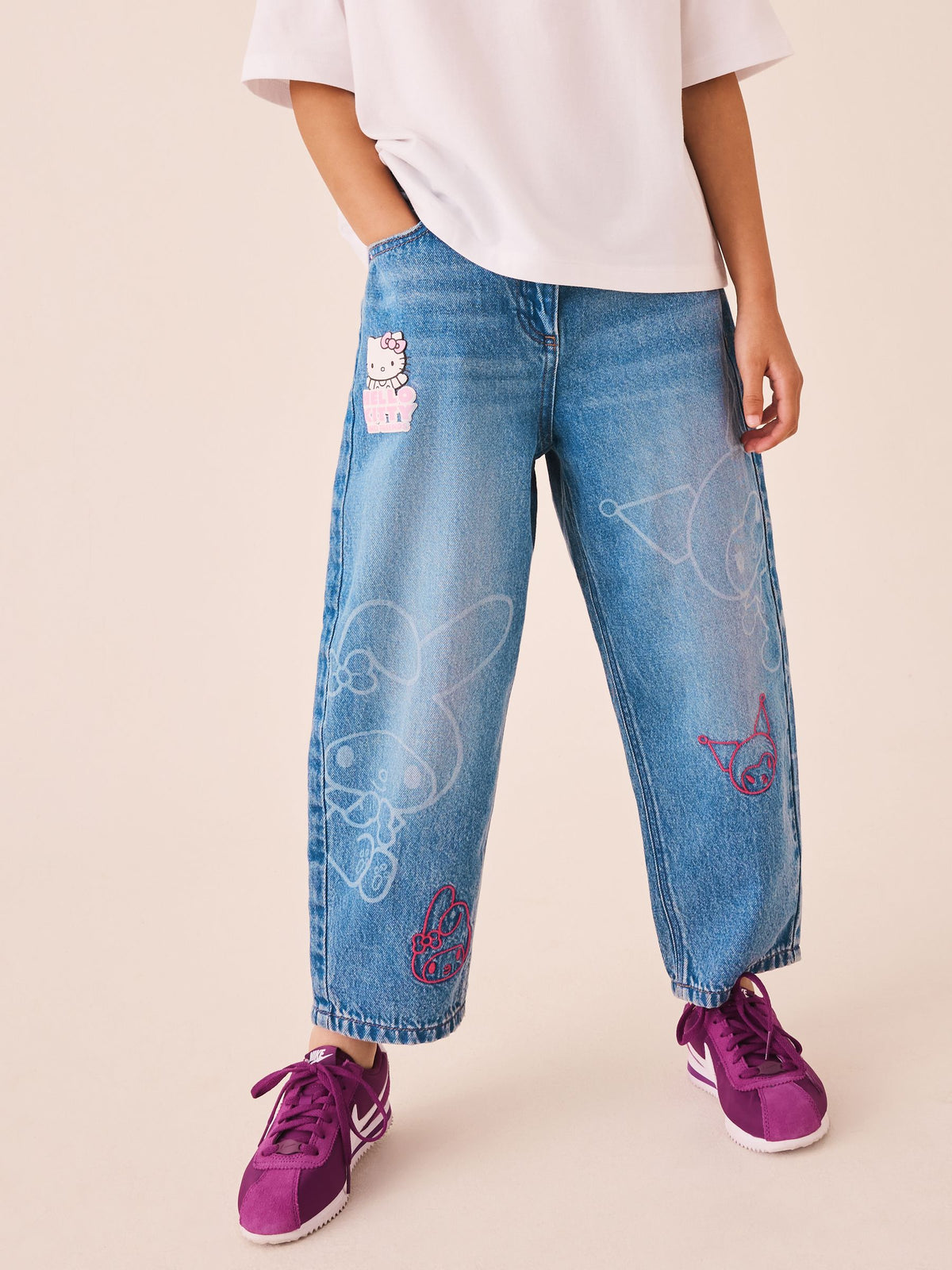 Dsiney Kidz - Hello Kitty Barrel Jeans (3-16yrs) image 1