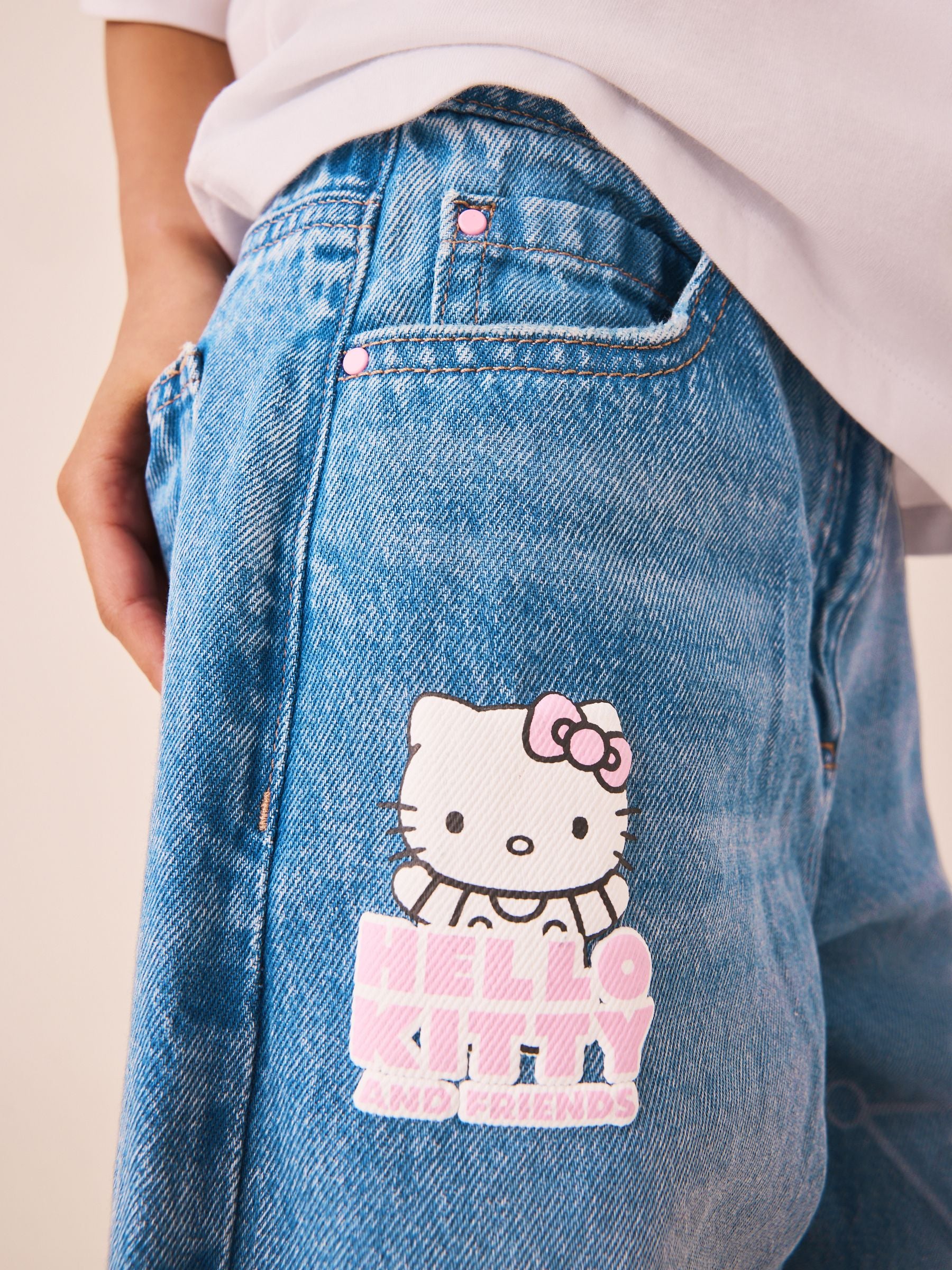 Dsiney Kidz - Hello Kitty Barrel Jeans (3-16yrs) image 4