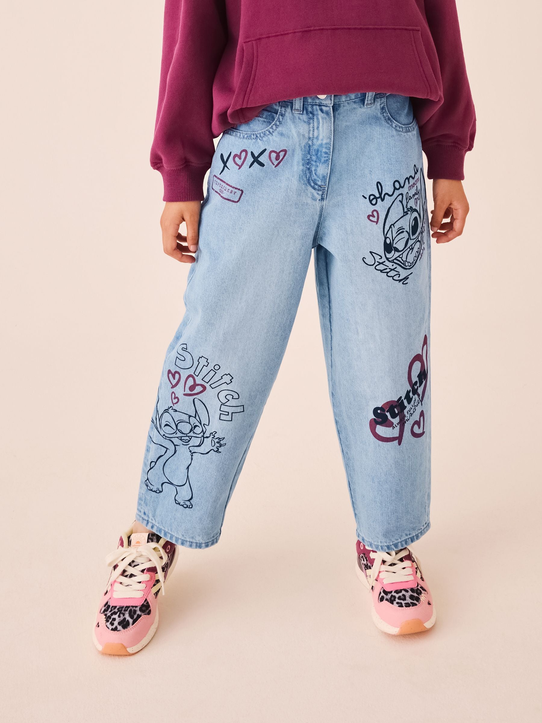 Dsiney Kidz - Lilo & Stitch Barrel Jeans (3-16yrs) image 1