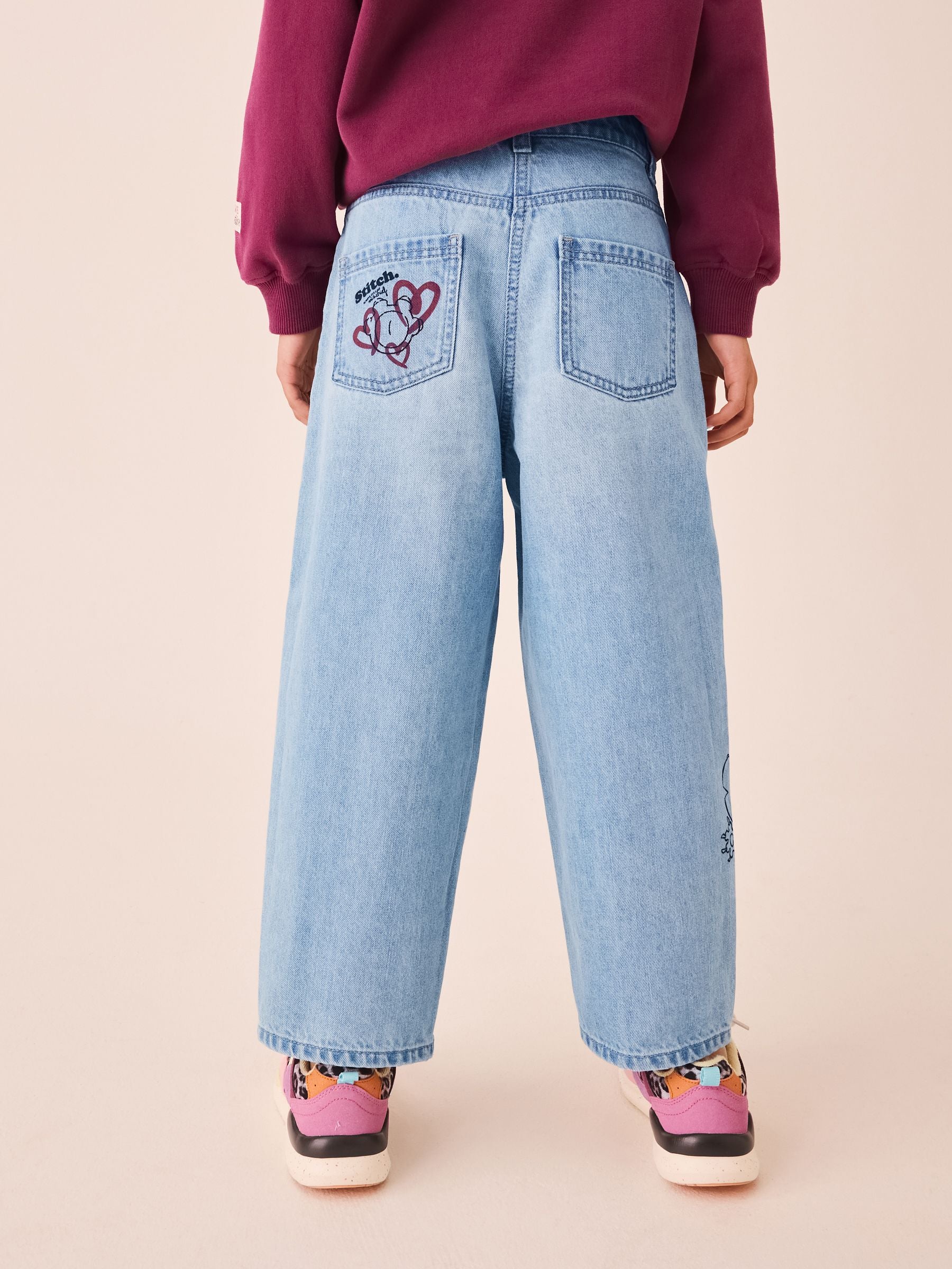 Dsiney Kidz - Lilo & Stitch Barrel Jeans (3-16yrs) image 3