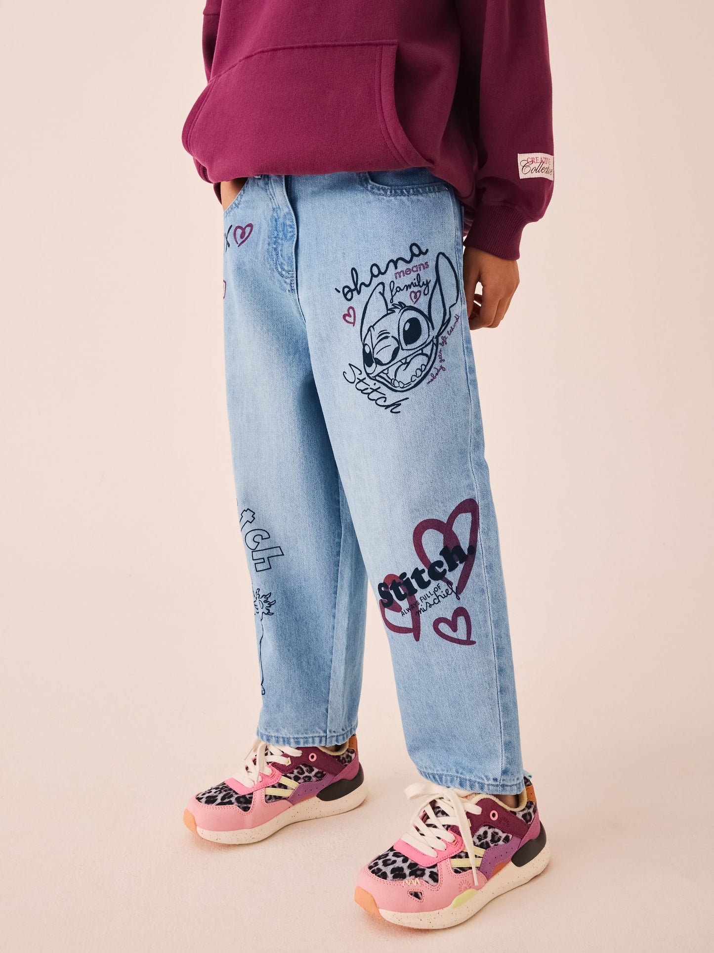 Dsiney Kidz - Lilo & Stitch Barrel Jeans (3-16yrs) image 4