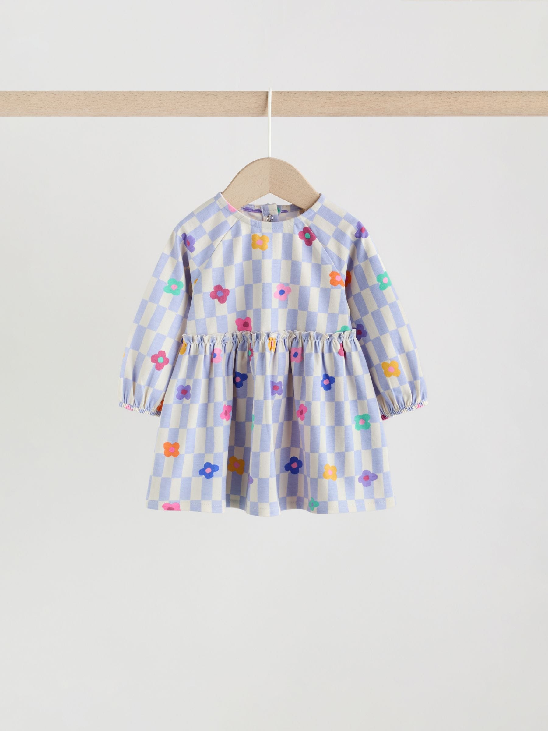 Bright Pink Baby Jersey Dresses 2 Pack (0mths-2yrs) image 4
