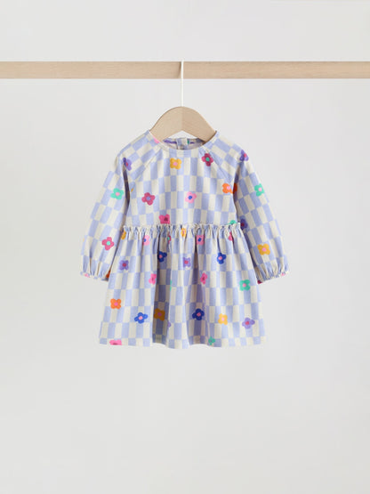 Bright Pink Baby Jersey Dresses 2 Pack (0mths-2yrs) image 4