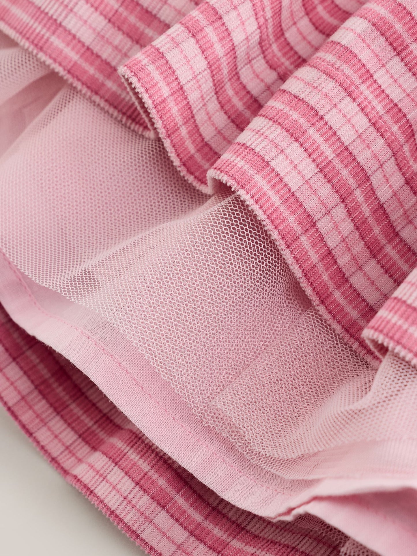 Dsiney Kidz - Pink Check Baby Smock Dress And Tights Set 2 Piece (0mths-2yrs) image 7
