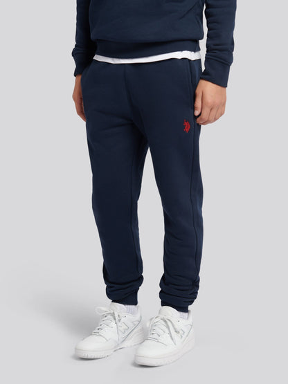 Dsiney Kidz - U.S. Polo Assn Blue Double Horsemen Hoodie & Joggers Set image 4