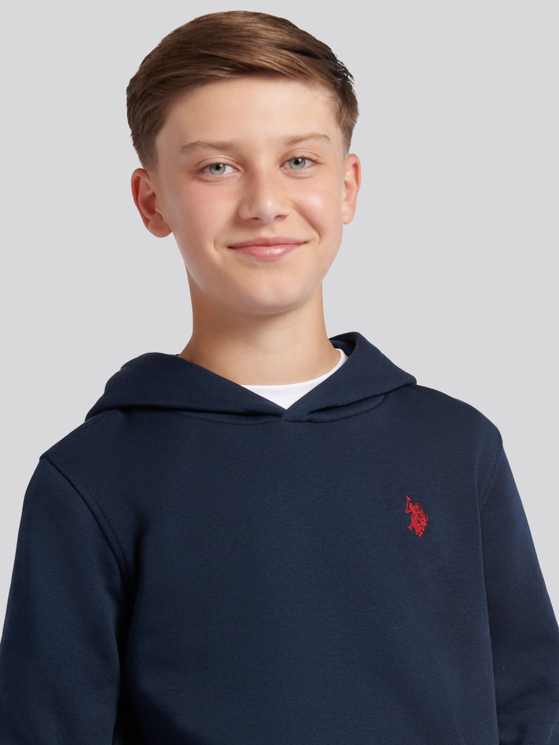 Dsiney Kidz - U.S. Polo Assn Blue Double Horsemen Hoodie & Joggers Set image 5