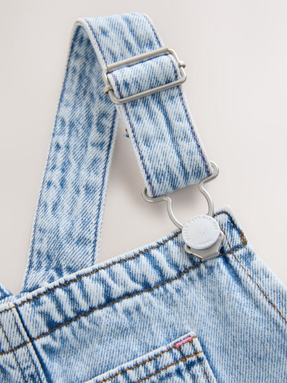 Dsiney Kidz - Graffiti Printed Denim Dungarees (3-16yrs) image 8