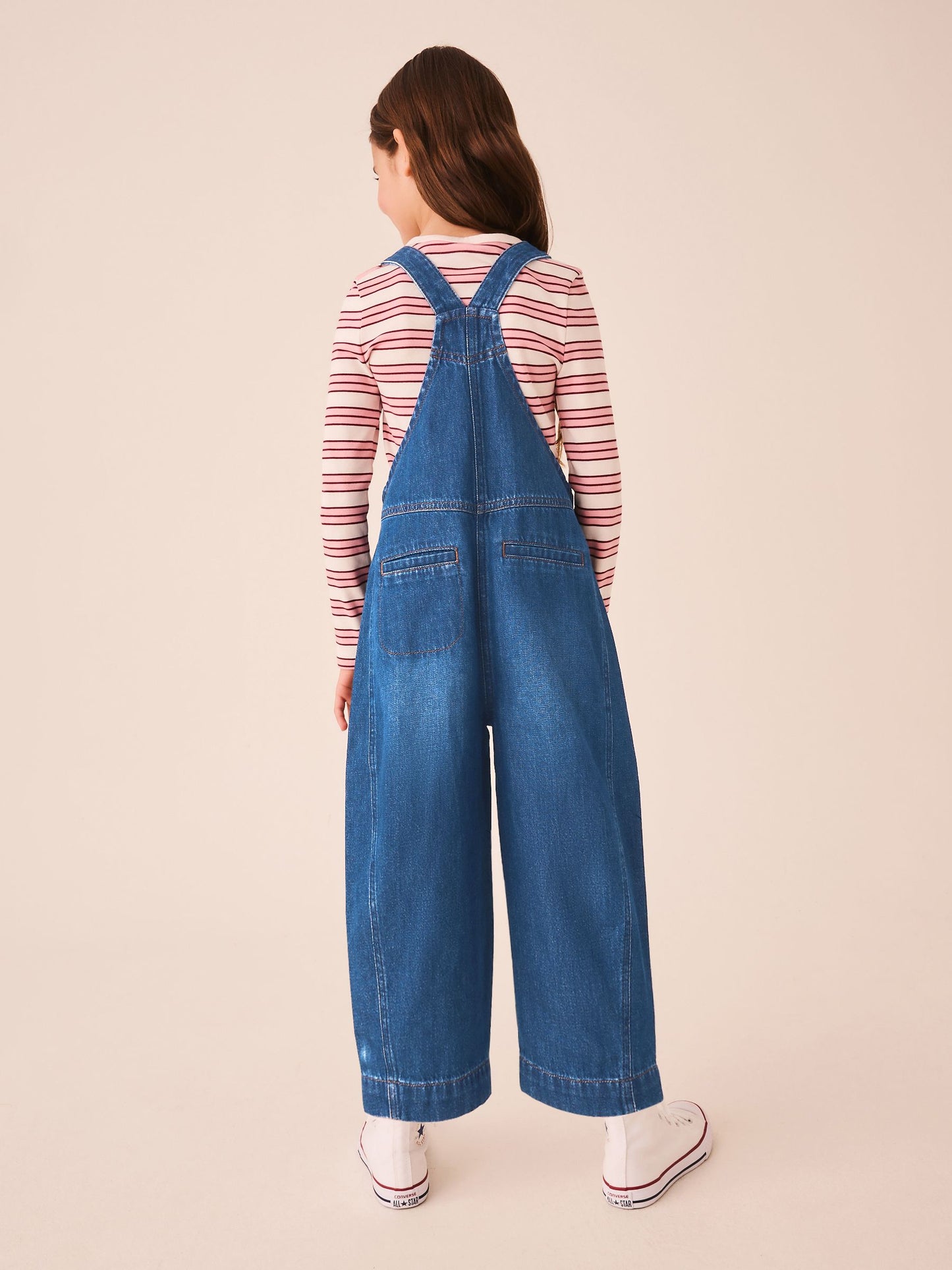 Dsiney Kidz - Blue Rinse Wash Denim Dungarees (3-16yrs) image 4
