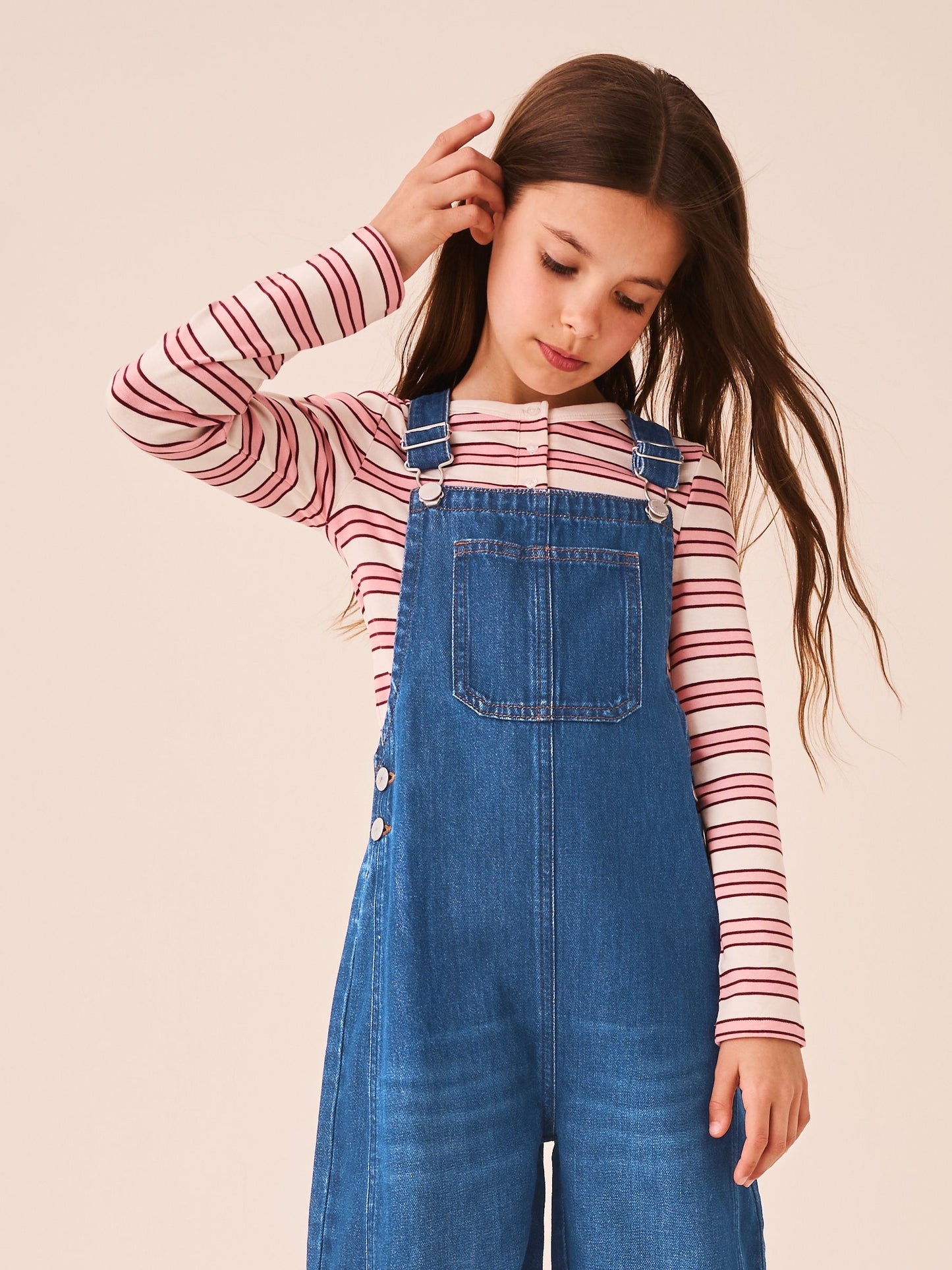 Dsiney Kidz - Blue Rinse Wash Denim Dungarees (3-16yrs) image 5