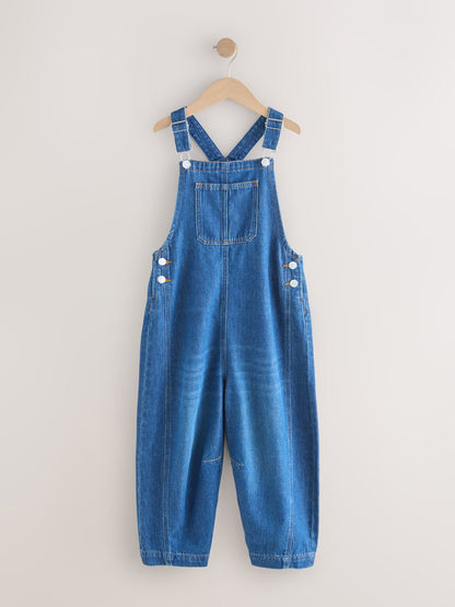 Dsiney Kidz - Blue Rinse Wash Denim Dungarees (3-16yrs) image 6
