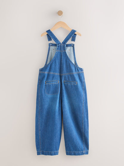 Dsiney Kidz - Blue Rinse Wash Denim Dungarees (3-16yrs) image 7
