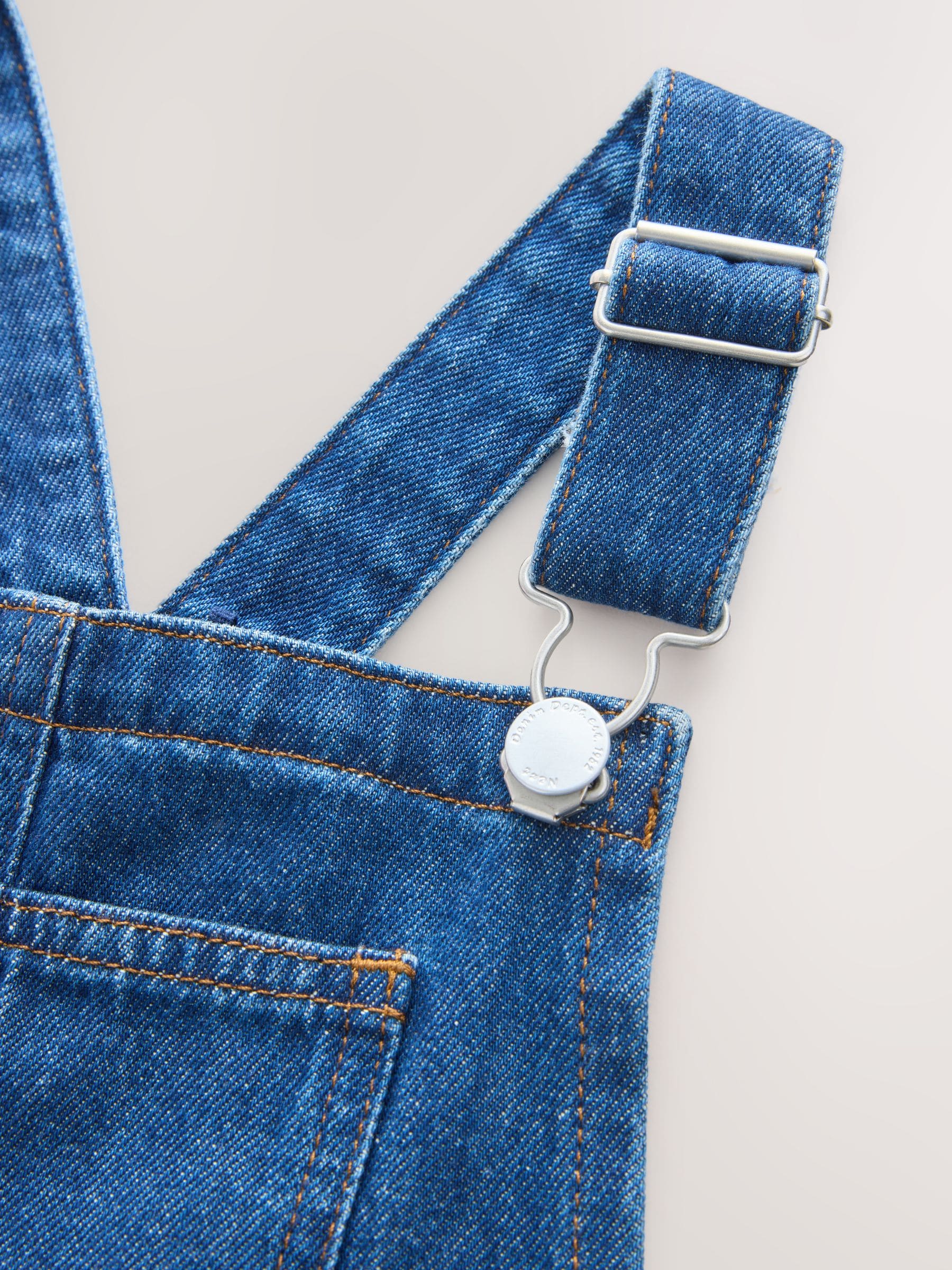 Dsiney Kidz - Blue Rinse Wash Denim Dungarees (3-16yrs) image 8