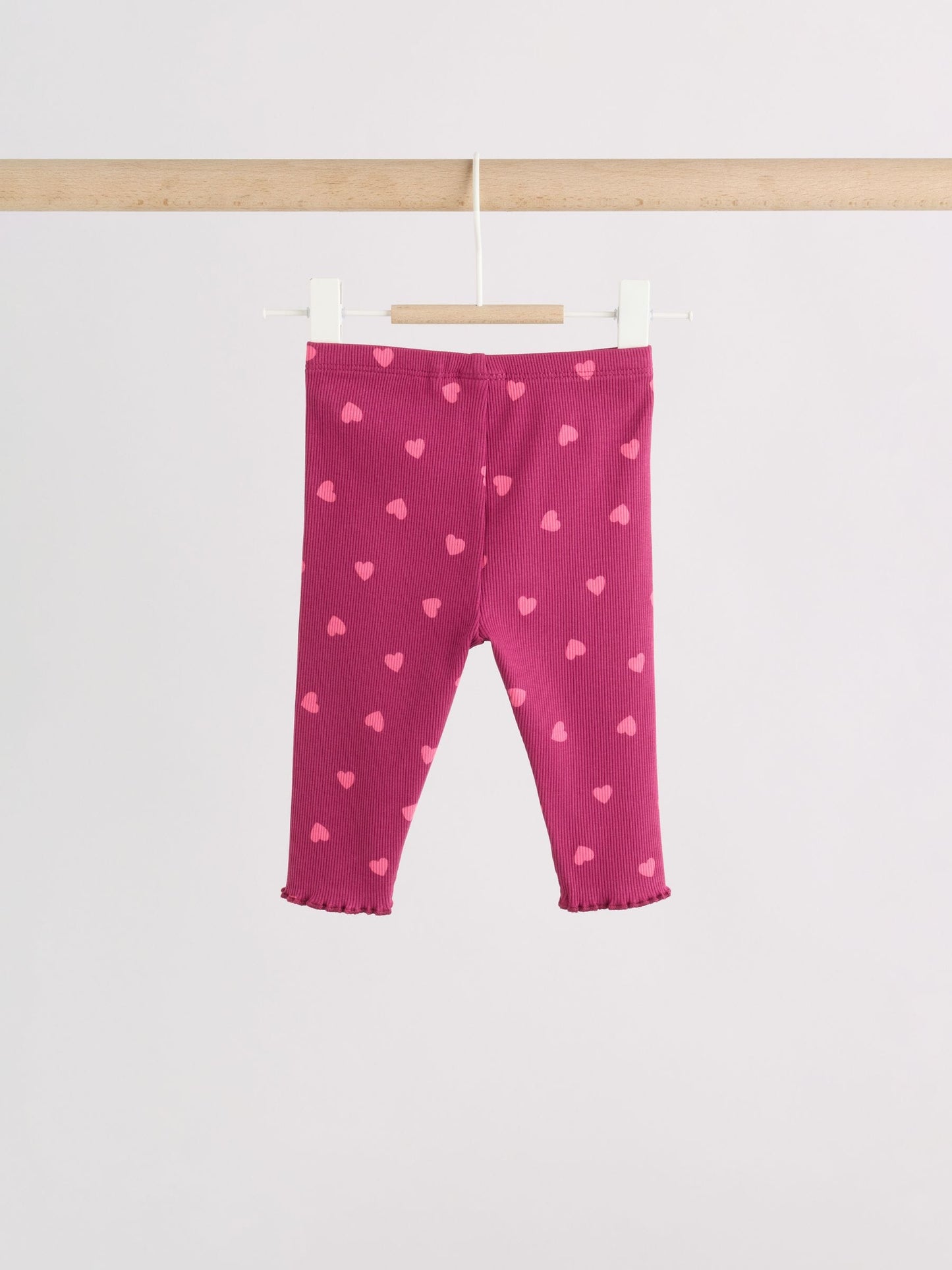 Heart Printed Rib Top and Leggings Baby Set 2 Piece (0mths-2yrs) image 6