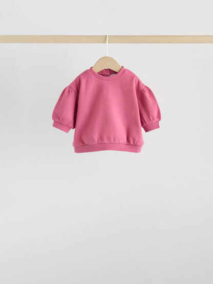 Pink Sweat Top & Joggers Set (0mths-3yrs) image 6