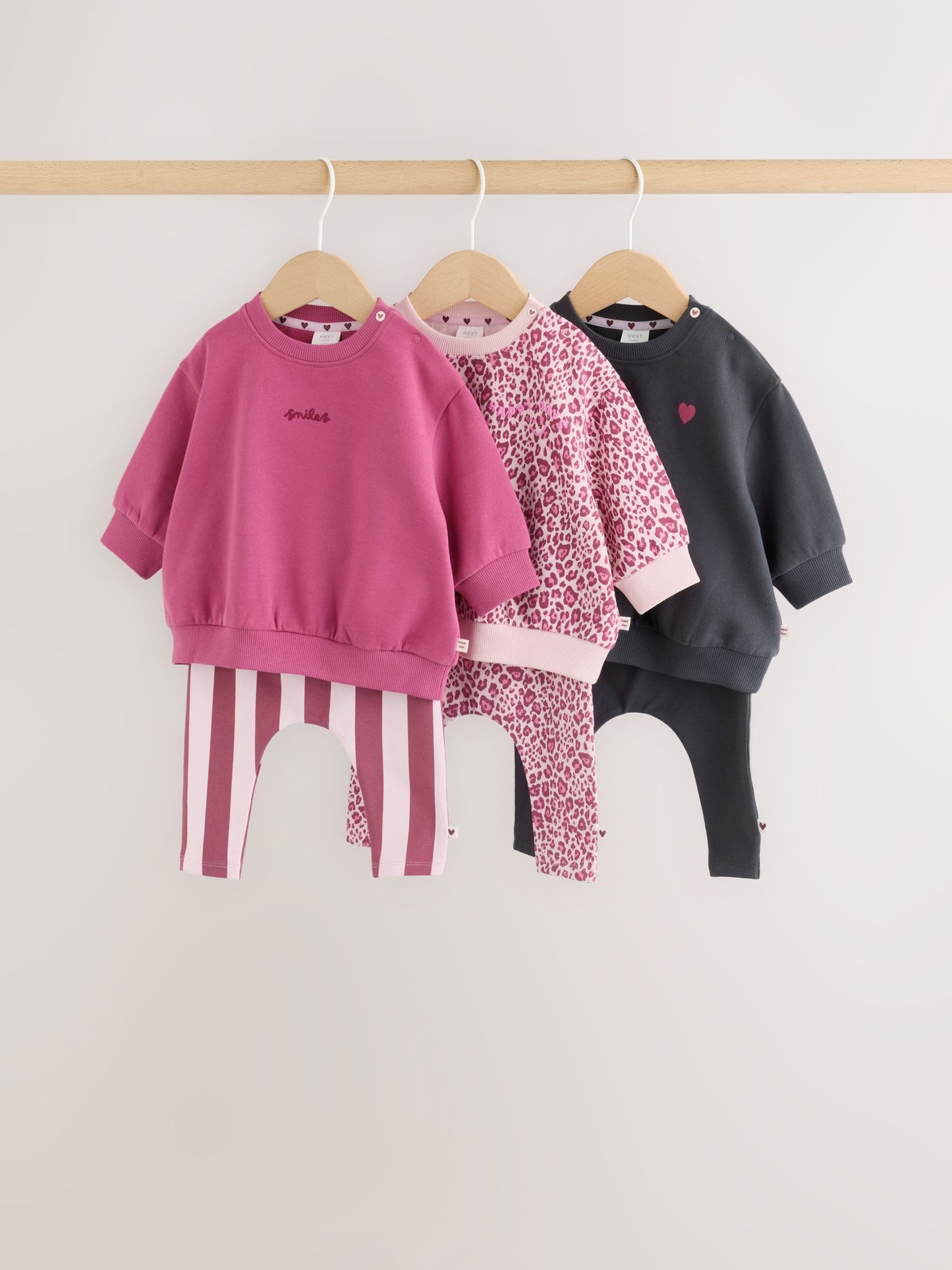 Animal Print Baby Sweater and Leggings Set 6 Piece (0mths-2yrs) image 1